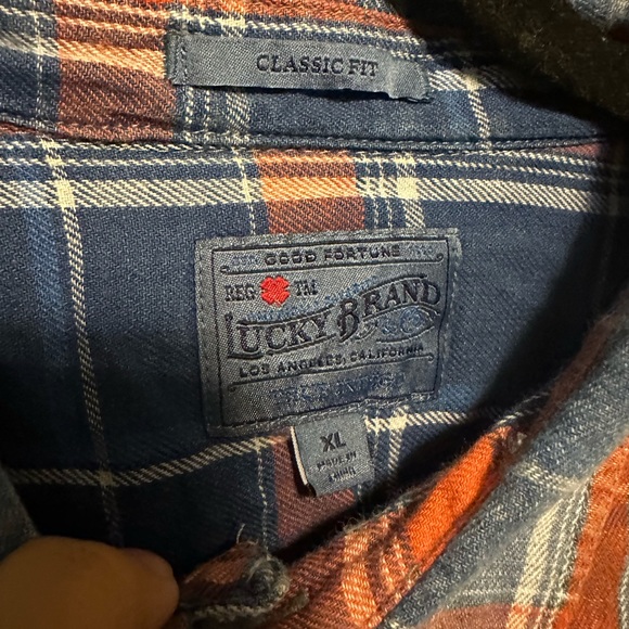 Lucky Brand Classic Fit Button Up - Picture 2 of 4
